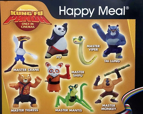 Figurine set happy meal kung - set,